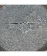 Antique Aviation Pilot Wings Negative Steel Die Stamp Winged Shield  - $28.27 CAD