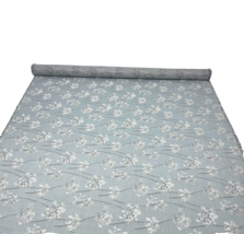 Sunbrella 145756 Stem Sky Blue Floral Outdoor Indoor Woven Fabric 1.6 Yards 54&quot;W - £29.71 GBP