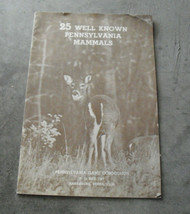 Vintage 1955 Booklet 25 Well Known Pennsylvania Mammals - £14.79 GBP