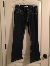 Bongo Women&#39;s Juniors Blue Jeans Pants Zip Button Pockets Size 5 - $36.53