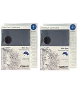 2 Pack Conair The Curl Collective Wide Band Reversible Seamless Cap Doub... - $18.80