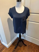 Pre-owned Rag &amp; Bone Short Sleeve Dark Teal Top Sz S - $58.41