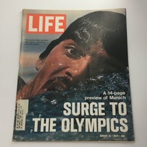 VTG Life Magazine August 18 1972 Mark Spitz Trains for Munich Cover and Feature - £8.13 GBP