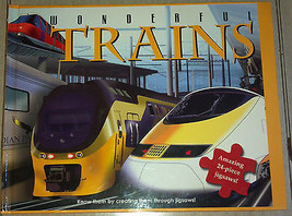 Wonderful Trains (2005, Hardcover Puzzle Book) - $3.95