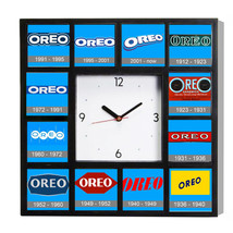 Oreo Cookies History Clock with 12 pictures - $31.67