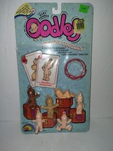 Vintage LJN Oodles Dolls 7 - 12 Coochy Coodles Figures w/Cards & Bracelet NIP - $65.16