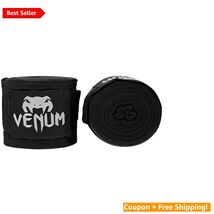 Breathable Black Hand Wraps for Boxing and Muay Thai - Adjustable 180 In... - $25.69