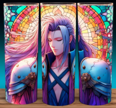 Final Fantasy 7 Sephiroth Stained Glass Style Cup Mug Tumbler 20oz - £15.69 GBP