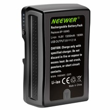 Neewer V Mount/V Lock Battery - 190Wh 14.8V 13200mAh Rechargeable Li-ion Battery - £153.46 GBP