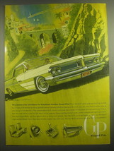1962 Pontiac Grand Prix Ad - This beauty eats mountains for breakfast - $18.49