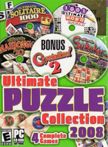 Ultimate Puzzle Collection 2008 + BONUS (2 CDs) for Windows - NEW in DVD BOX - £4.80 GBP