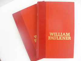 Lot Of 2 William Faulkner Random House Books 1950&#39;s Hardcover Vintage - £15.23 GBP