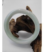 58.30mm Icy Light Green Burma Jadeite Jade Bangle Bracelet # 64 gram # 3... - $20,899.52 MXN