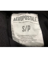 Aeropostale New York 19-87 Small Hoodie Sweatshirt Black - £10.53 GBP