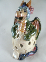 Herco Gift Professional Dragon Tea Lite Candle Holder Shiny finish  8&quot; - €17,31 EUR