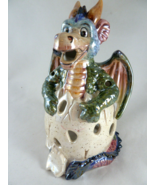Herco Gift Professional Dragon Tea Lite Candle Holder Shiny finish  8&quot; - $27.05 CAD