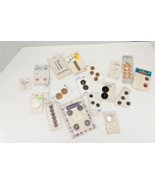 Vintage button lot on cards La Mode costumakers la petite nouveaute la b... - $19.75