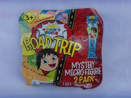 Ryan&#39;s World Road Trip Mystery Micro Figure 2-PACK With Dlc Code New - £8.53 GBP