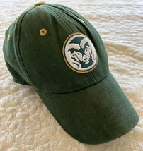 Colorado State University Rams Boys Kids Green White Embroidered Fitted Hat - £7.32 GBP