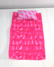 Barbie Mattel malibu Dream house 2012 replacement pink bedspread purple ... - $9.89