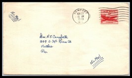 1949 US Air Mail Cover - Newport, Rhode Island to Butler, PA K12 - £2.36 GBP