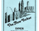 The New Yorker Diner Menu Overseas Highway Key Largo  Florida 1990&#39;s - $17.80