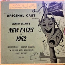  Original Cast Sillman&#39;s New Faces 1952 Record 7&quot; 45RPM EOA 433 EP PET RESCUE - £5.03 GBP