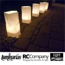 Easter Luminary -  Electric Luminary Replacement Sleeves only By Rc Ligh... - £23.60 GBP