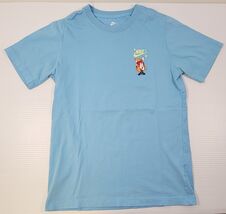 F1) The Nike Tee Kids Lunar New Year Dragon Graphic Blue Cotton Shirt Large - $9.89