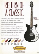 Danelectro 59-DC double cutaway electric guitar w/ Lipstick pickup advertisement - £3.36 GBP