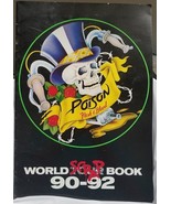 POISON - VINTAGE FLESH &amp; BLOOD TOUR 90-92 CONCERT PROGRAM BOOK - VG+ CON... - $20.00
