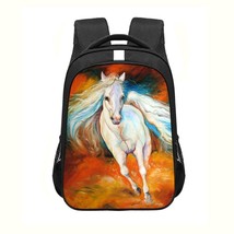 Horse Backpack Dab Small Pony horse bookbag Teenagers Boys Girls schoolbag Kid S - £25.56 GBP