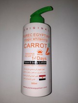 New original Purec Egyptian whitening  Carrot lotion 300ml. 14 days action 2pcs - £55.94 GBP