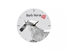 Barb horse, Free standing MDF floor clock with an image of a horse. - £14.38 GBP