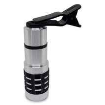 12 times telescopic lens universal collar clip cell phone accessories 12X high-d - $437.12 MXN