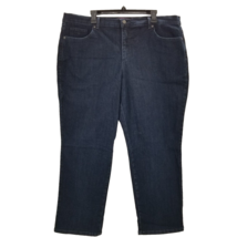 Gloria Vanderbilt Amanda Womens Jeans Black Size 20W Short  Stghtt Leg D... - $13.55
