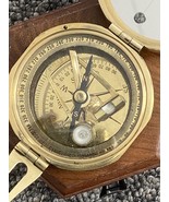 NAUTICAL BRUNTON SOLID BRASS COMPASS  WITH WOODEN BOX GIFT UK SELLER UK ... - £38.45 GBP