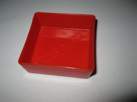 1980 Pac-Man Board Game Piece: Red Player Marble Bin - £3.90 GBP