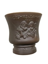 Vintage Schering Stoneware Mortar Cosmas &amp; Damian Pharmacy Apothecary No... - €24,31 EUR