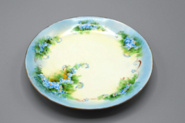 Rosenthal Hand Painted Plate Selb-Bavaria Blue Floral 6.75&quot; Antique - £19.28 GBP