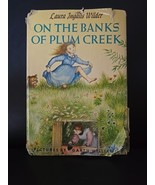 Vtg 1953On the Banks of Plum Creek Little House 4 HC DJ Laura Ingalls Wi... - $26.66 CAD