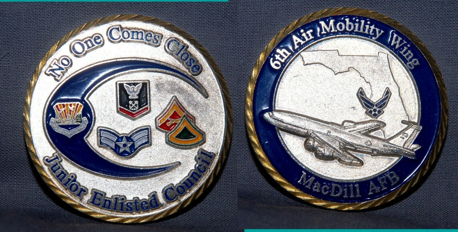 Junior Enlisted Council 6th Air Mobility Wing, MACDILL AFB, Tampa, Florida - $12.86