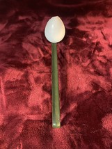 VTG Green &amp; White Enamel Ware 13” Ladle Hook Handle Serving Spoon Cowboy... - $471.15 MXN