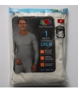 Fruit Of The Loom Mens Thermal Crew Shirt Size Medium Long Johns Underwe... - £7.74 GBP