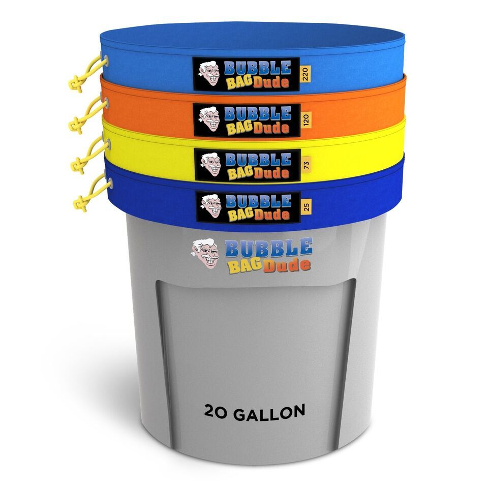 Bubble Bag BUBBLEBAGDUDE 20 GAL - 4 Bag Kit Bubble Hash Bags Herbal Extr... - $125.28