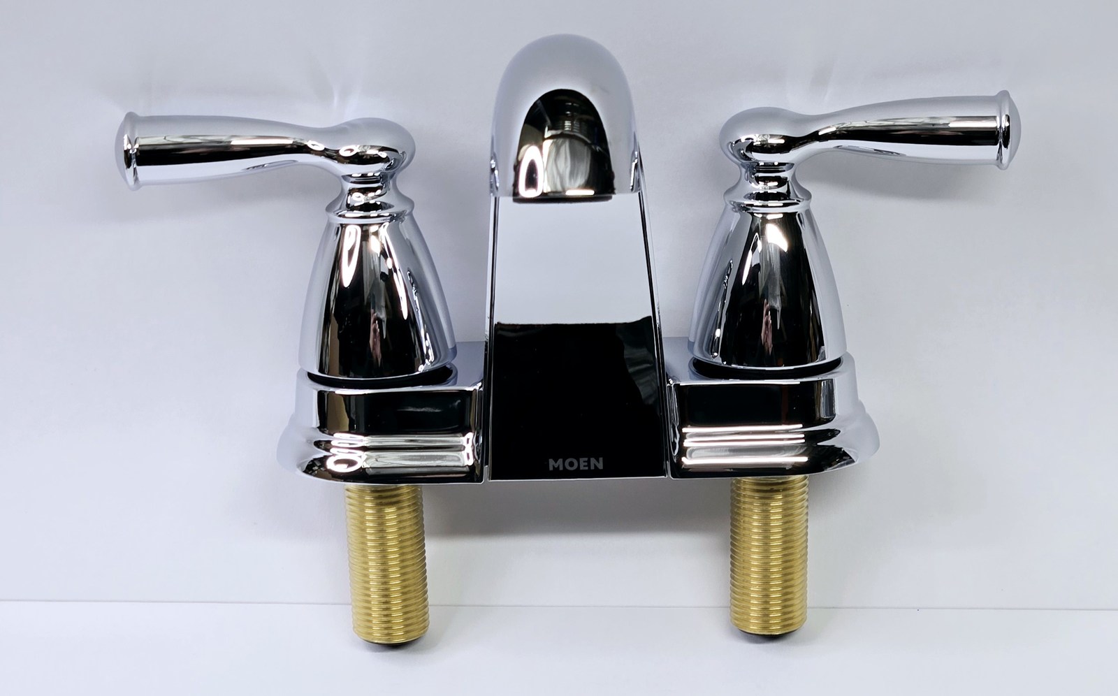 Moen 84942 Banbury 4 in. Centerset Double Handle Low-Arc Bathroom Faucet... - $45.90