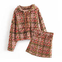 Elegant Two Piece Women Set Winter Knitted - £21.89 GBP