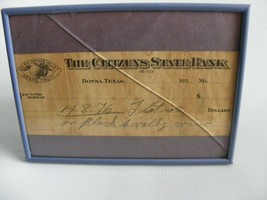 Vintage1930&#39;s The Citizens State Bank Donna Texas Check Flat Note - $27.07