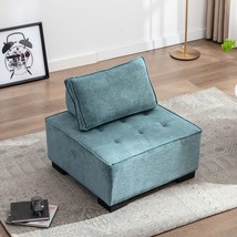 Homsof Accent Recliner Modern Barrel Sofa Lounge Club Lazy Chair Living, Teal - £163.82 GBP