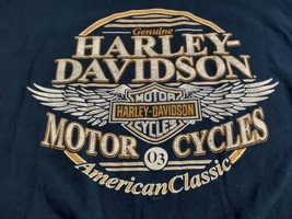 Medina Ohio Stinger Harley Davidson 2XL T Shirt 2003 Genuine American Classic - £21.88 GBP